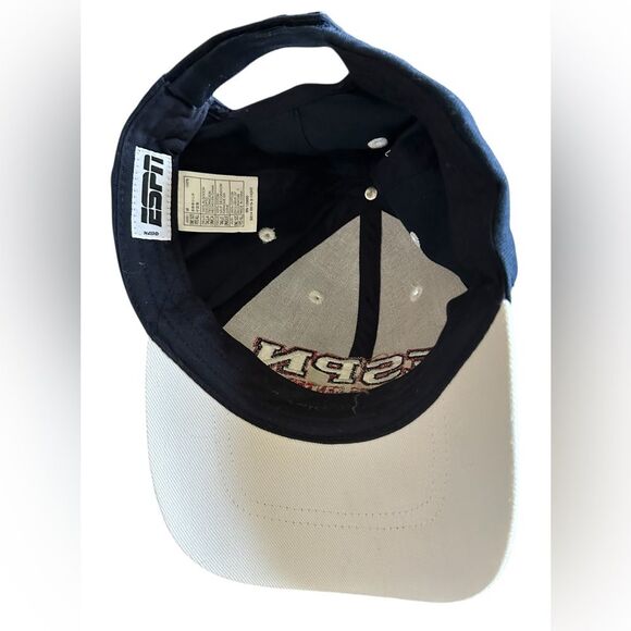 ESPN Sports Center Navy and Red Ball Cap Baseball Hat. Adjustable Back. One size - Picture 4 of 5